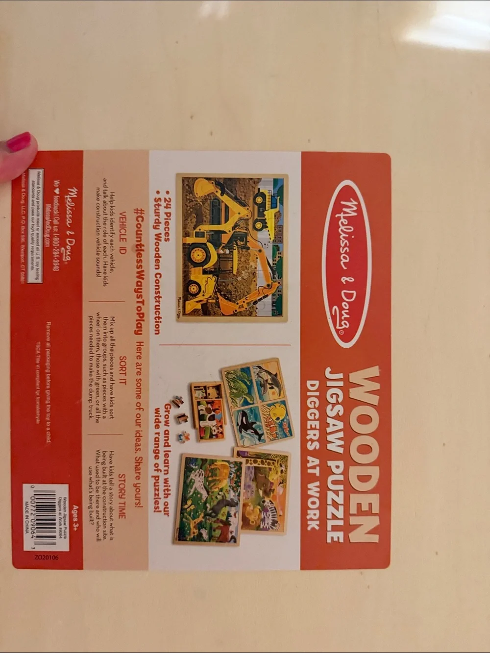 Melissa and Doug Kids Wooden Jigsaw Puzzle